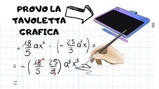 Video di prova: moltiplicazione di monomi screenshot 5