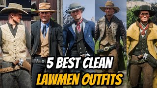 Red Dead Online Best 5 Clean Lawmen Outfits Ideas