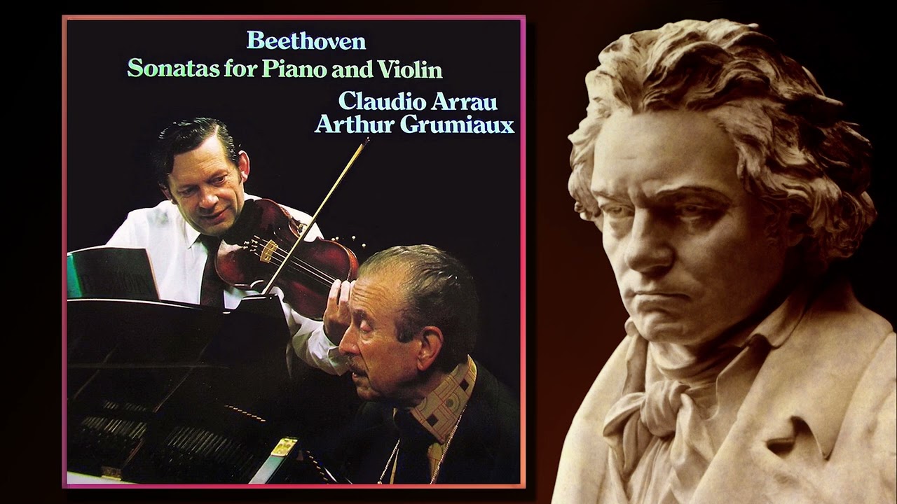 Beethoven: Violin Sonata No. 1 in D, Op. 12, No. 1 - Claudio Arrau & Arthur Grumiaux. Rec. 1975