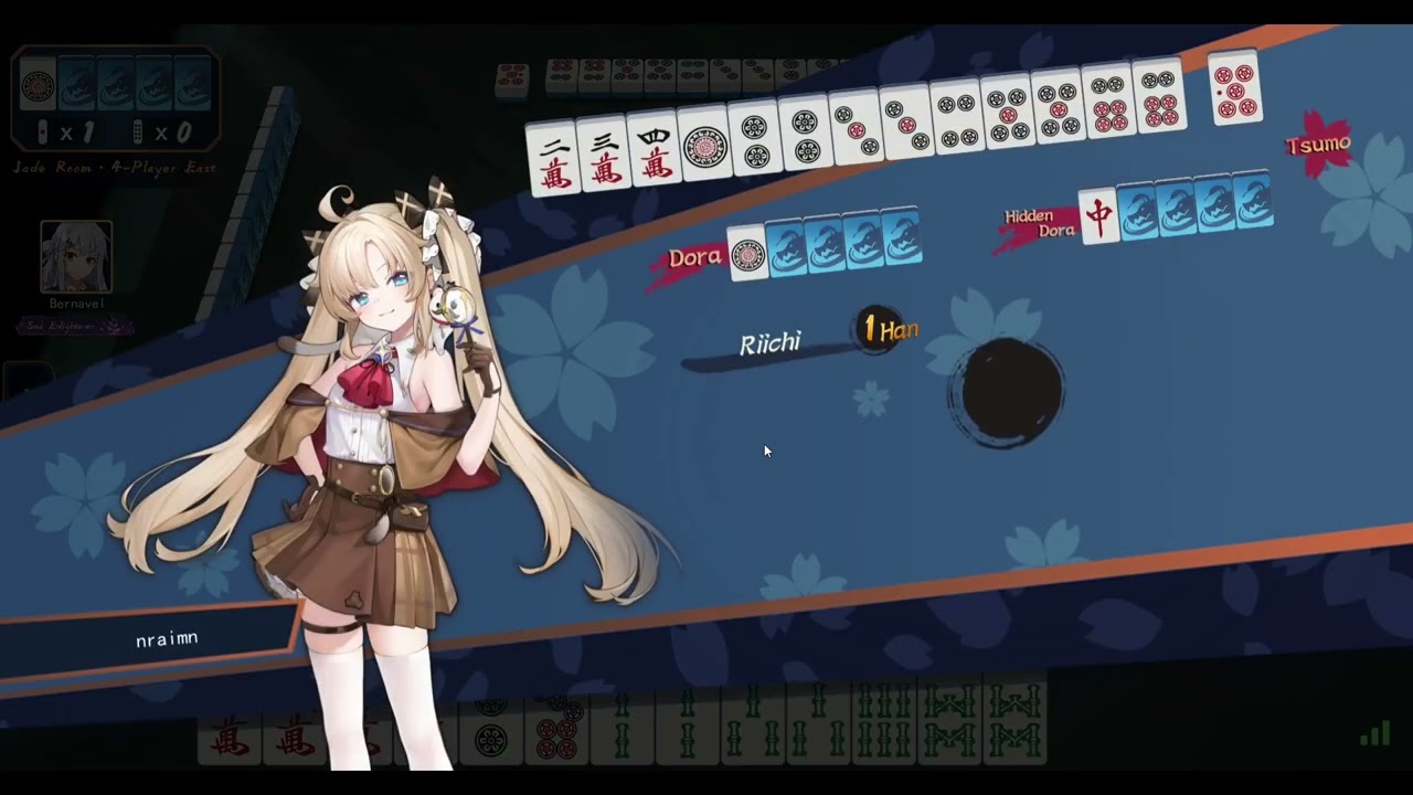 DeviceBusy. Избранные игры в риичи - 7 (томпусэн, 7 сдач). Пять рук.