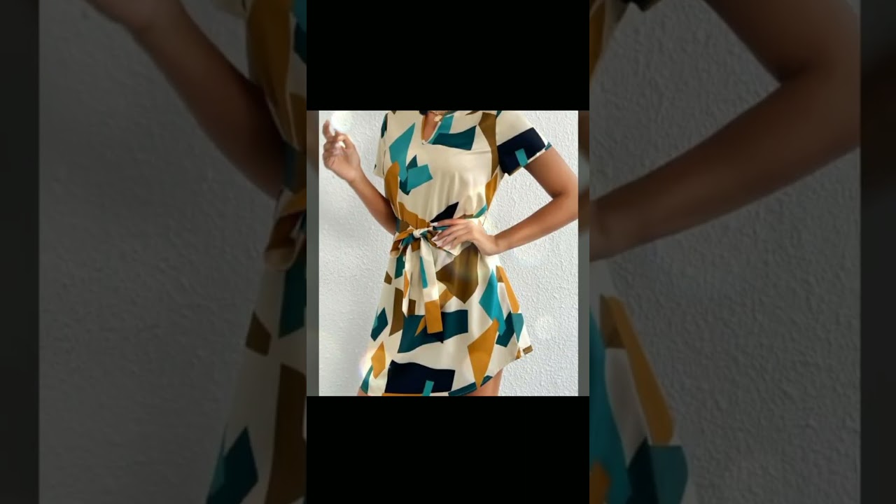 Homeyee women Elegant sheets sleeves double frill business dresses 2024 💕💕💕