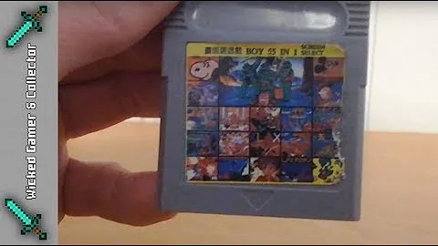 Game Boy Classic / 55 in 1 \ Retro Video Game Collection Cart