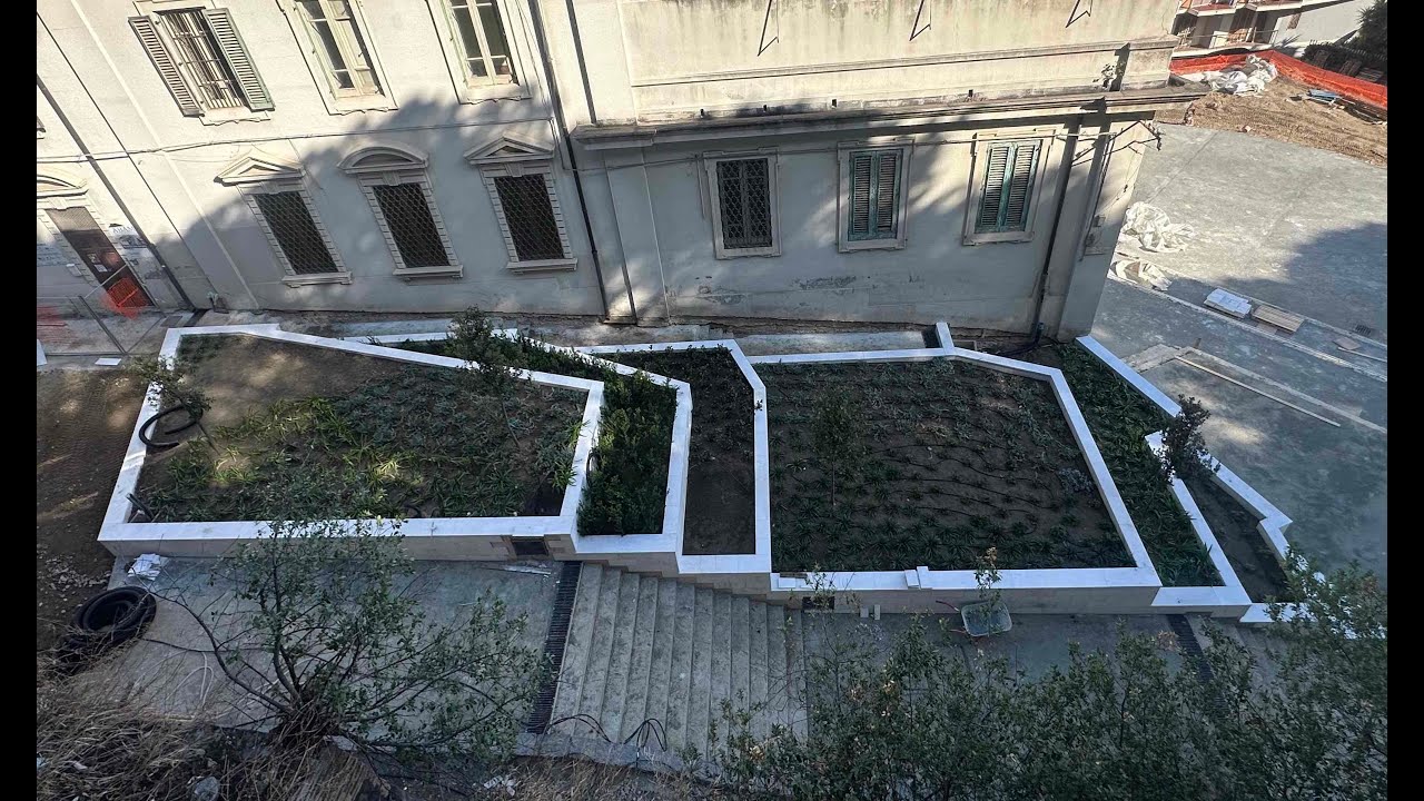 Via Macello Vecchio, il giardino prende forma. Già piantate le prime essenze
