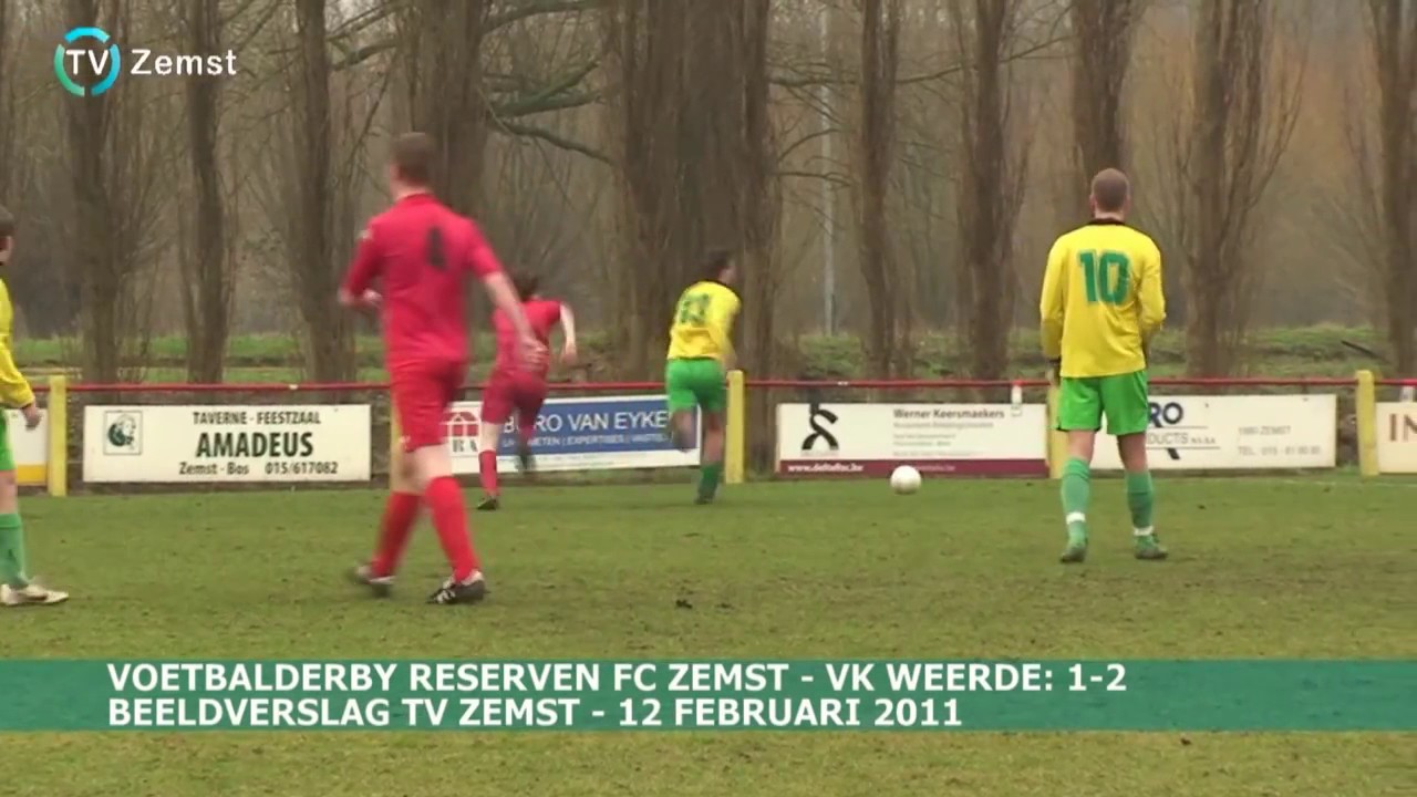 wedstrijdverslag voetbalderby Zemst - Weerde