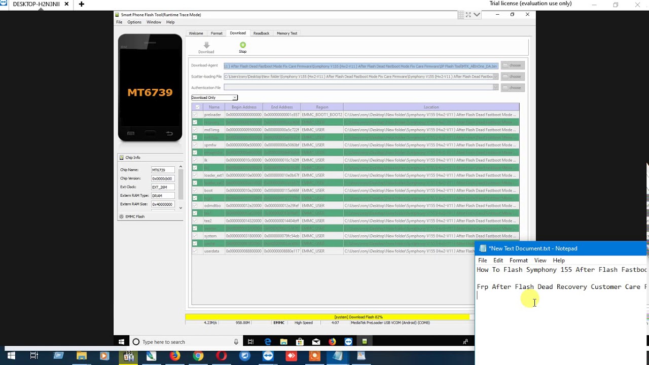 How To Symphony V155 Fastboot Mode Fix With Customer Care Firmware