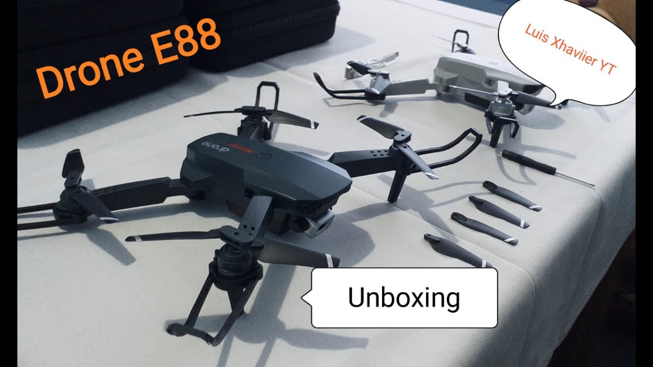Drone E88 Unboxing YouTube Drone E88 Unboxing YouTube