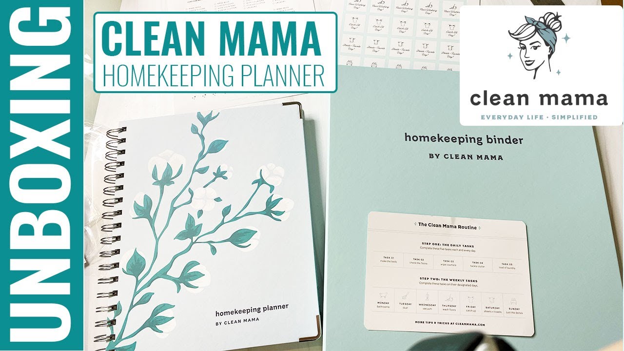 Clean Mama Homekeeping Planner® – 2024