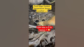 Ford Edge Coolant temperature sensor located? #youtubeshorts #fordedge #overheating #tips #mechanic
