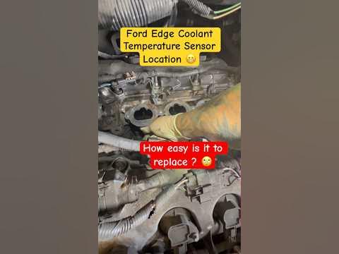 Ford Edge Coolant temperature sensor located? #youtubeshorts #fordedge