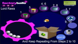 Details Factory Balls 3 Walkthrough - Levels 21-30 Update