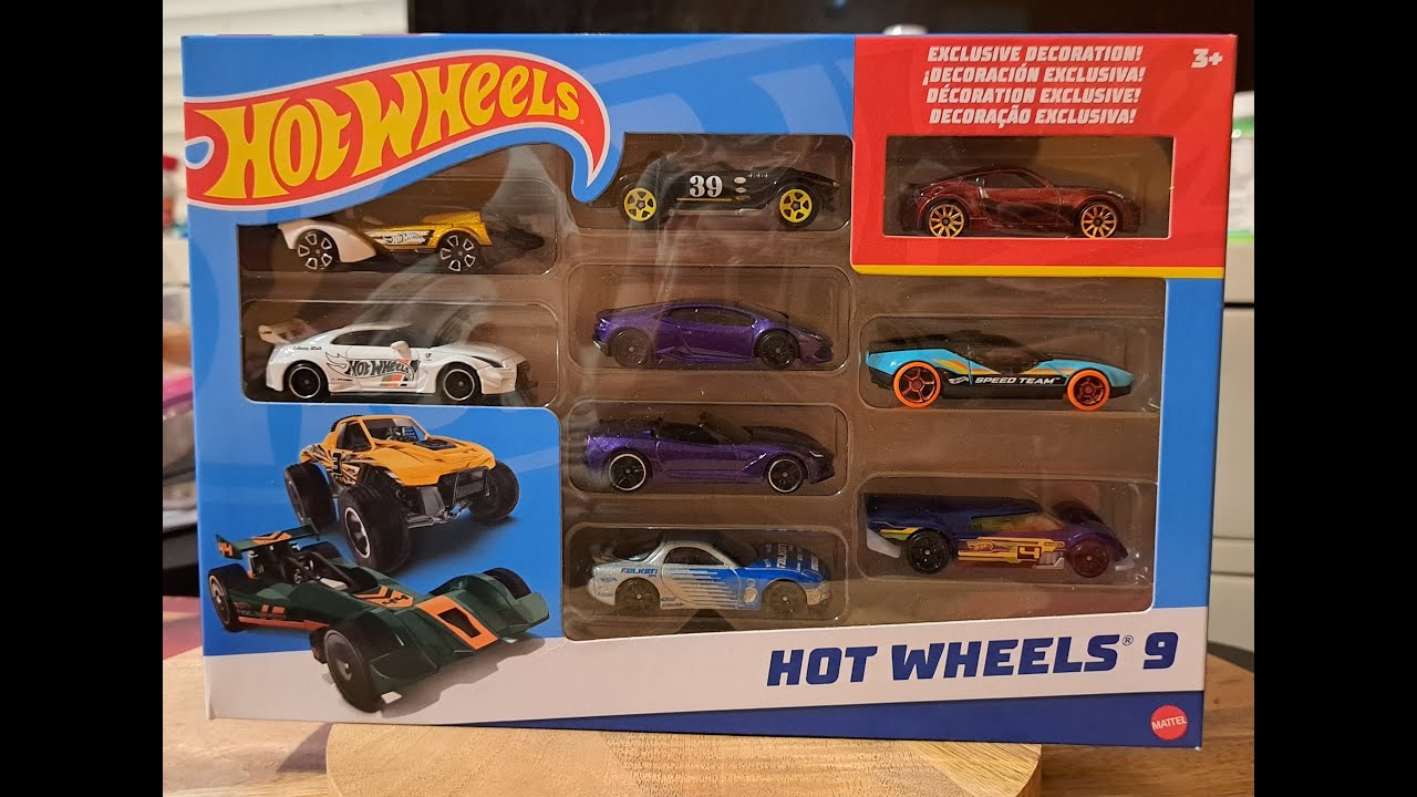 チャレンジ9枚まとめ売り Hot Wheels: Random 9 Pack (2022) - YouTube