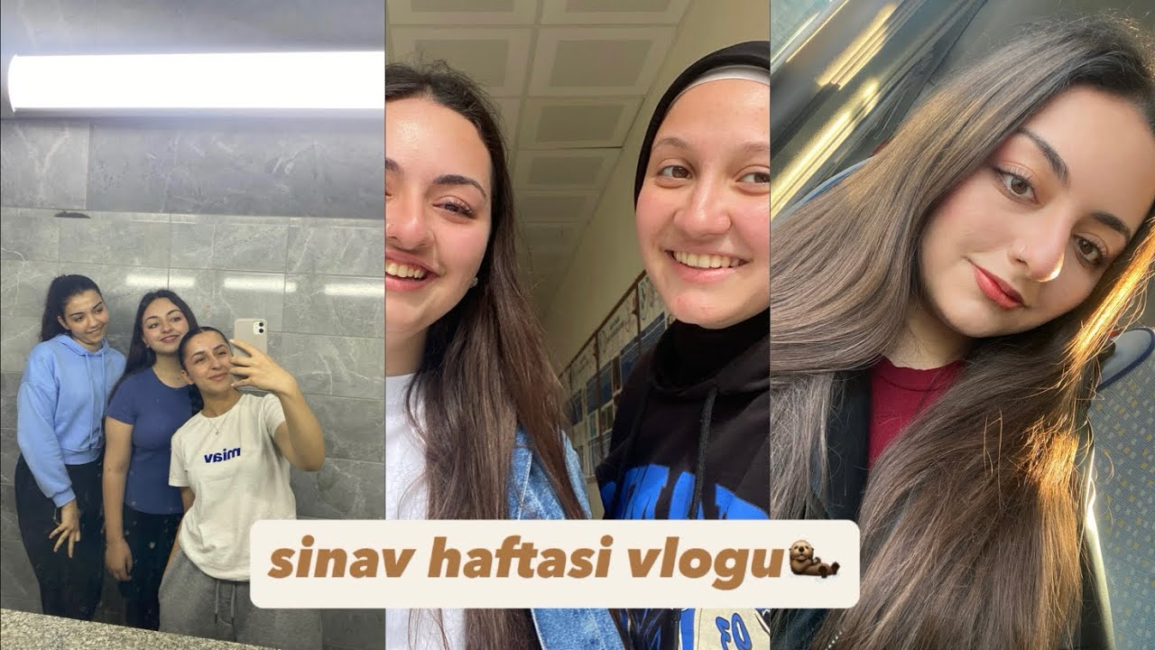 hallettik ya(gulsumu bekledigimiz sinav haftasi vlog)