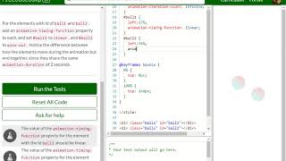 Applied Visual Design   Change Animation Timing with Keywords free code camp   Dani