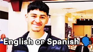 English or Spanish 🗣️