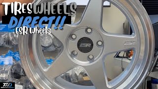 ESR Wheels CR5 18x8.5 5x114.3 30 Offset in Silver/Machine Lip Part#88551430 CR5HS-ML