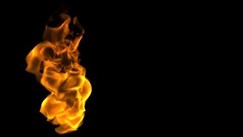 Lightwave Hypervoxel Realistic Flame Test