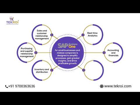 Unlock the potential of your small or midsize business with SAP Business One! 🚀 - video from TEKROI