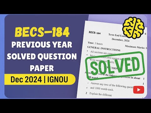 BECS–184 Solved Question