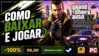 COMO BAIXAR E INSTALAR O GTA 4 (GTA IV) NO PC 2026! (JOGO OFICIAL)