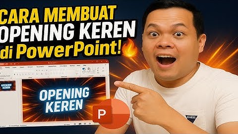 CARA MEMBUAT OPENING VIDEO KEREN di PowerPoint! 🔥 (Mudah Banget)