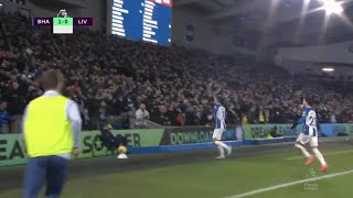 Solly March Goal Vs Liverpool