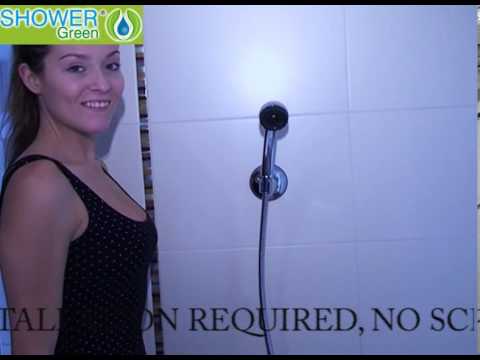 Vanes Wall Mounted Hand Shower And Hose Holder With Air Suction