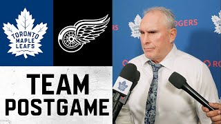 Maple Leafs Full Media Availability | Post Game at Detroit Red Wings | December 28, 2025