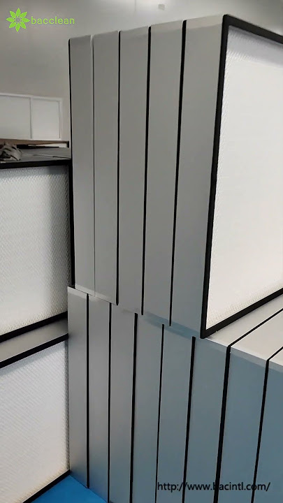 mini-pleat hepa filter /Non-walled HEPA Filter / Non-partitioned HEPA Filter