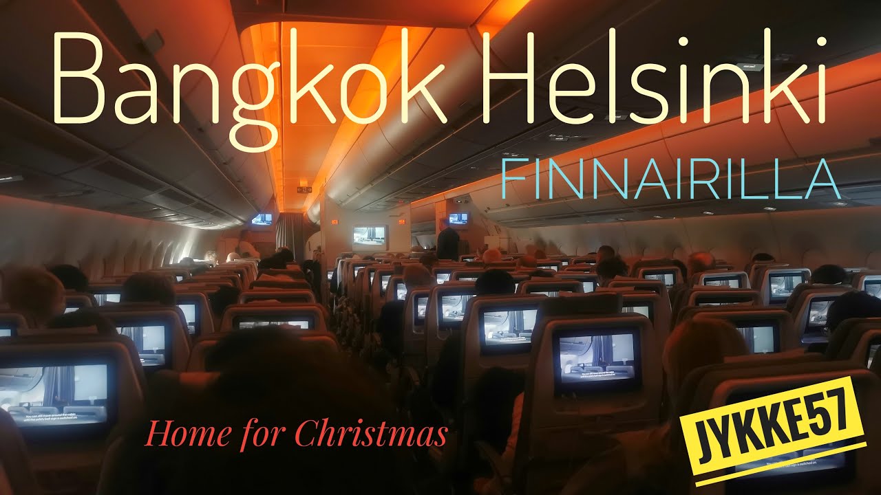 Kotimatka Finnair Bangkok Helsinki, Home for Christmas
