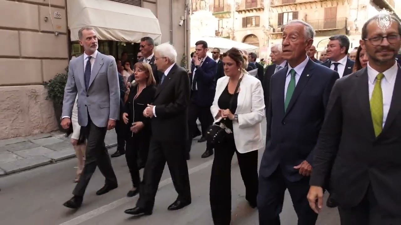 S.M. el Rey visita Palermo con motivo de la celebración del encuentro Cotec Europa 2023