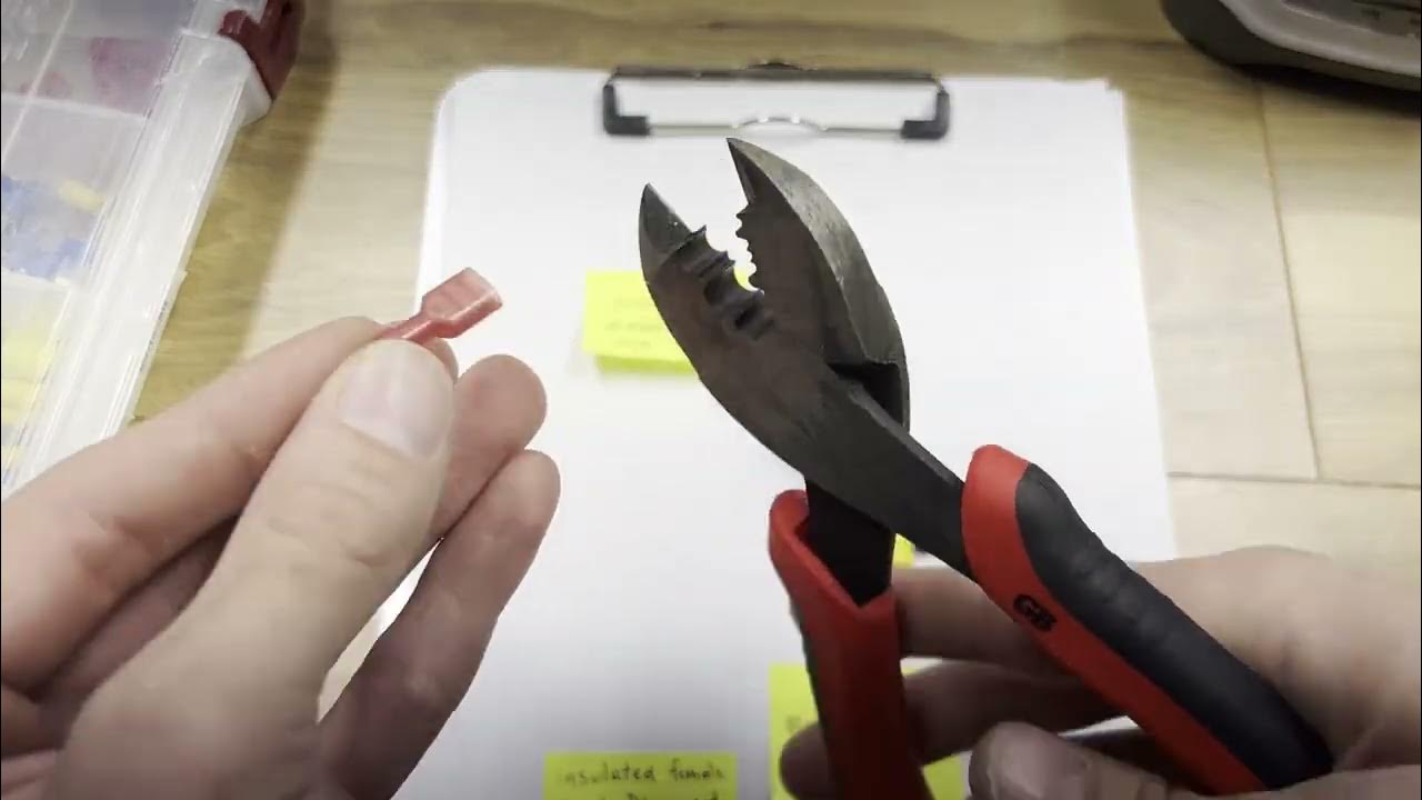How to Crimp Quick Disconnects (spade terminals) YouTube