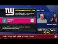 NY Giants 2025 NFL Free Agency LIVE - Day 1: Giants Rumors & News On Aaron Rodgers, Russell Wilson