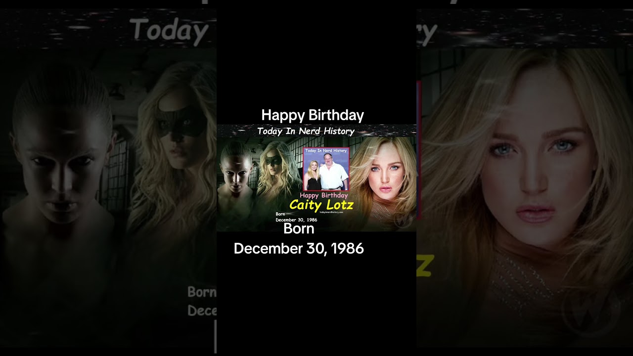 Happy birthday Caity Lotz, born December 30, 1986.