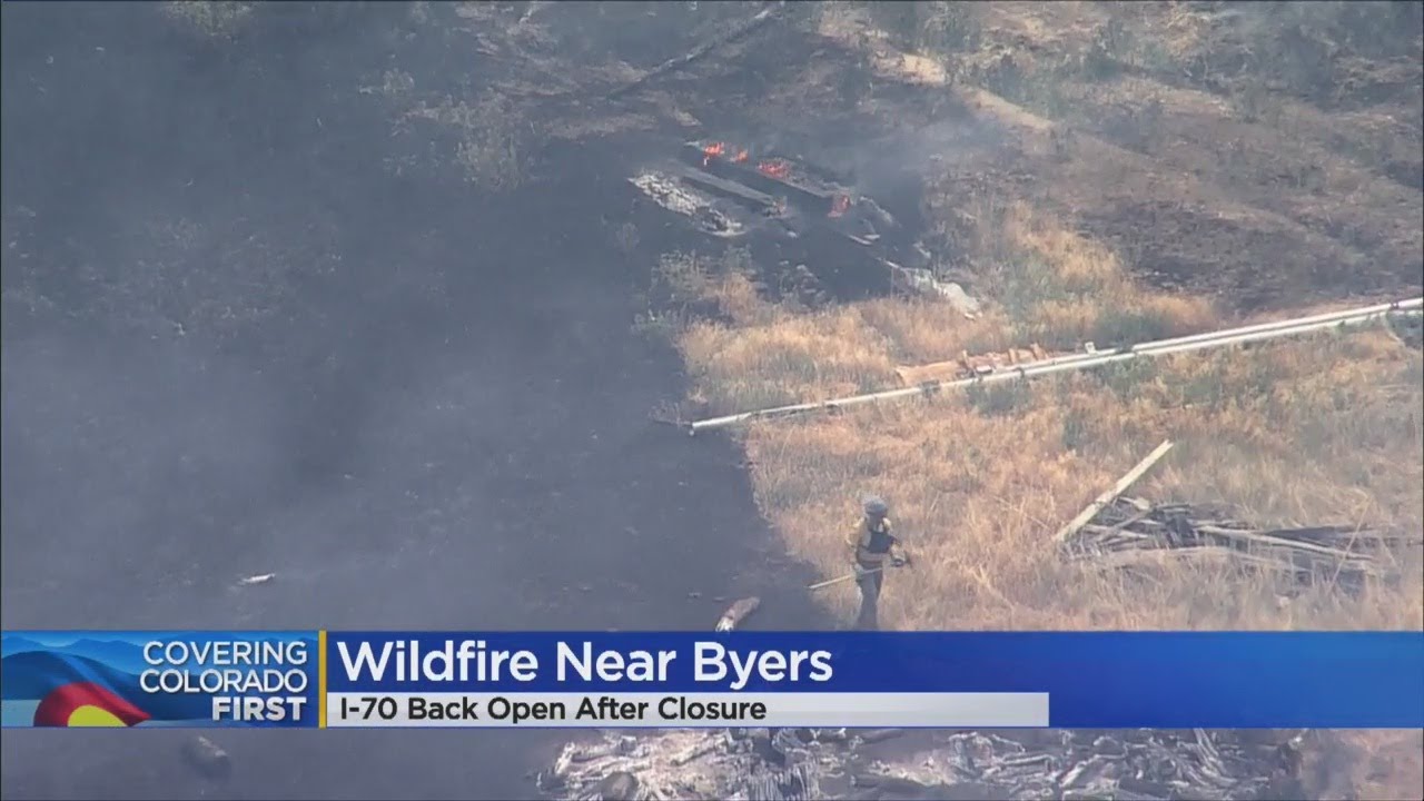I70 Reopens, Evacuations Lifted For Bradbury Krebs Fire Burning Near