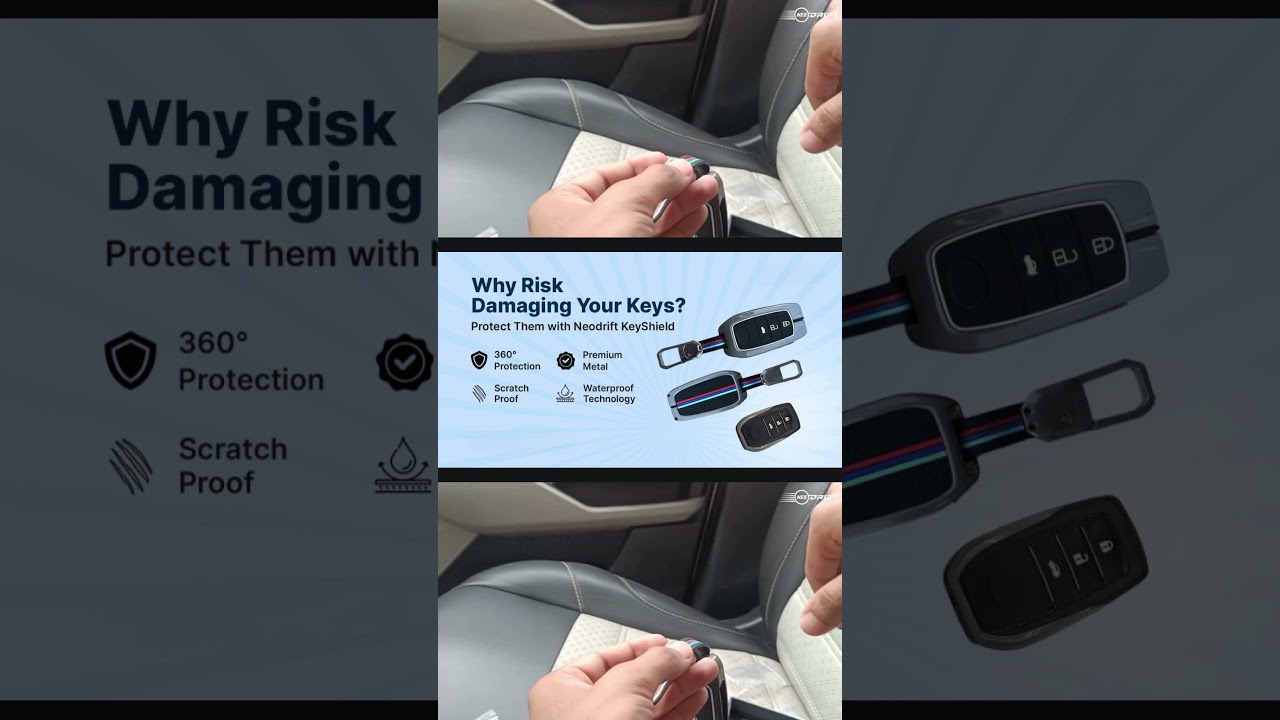 Stylish Protection for Your Car Keys | Neodrift Metal Key Cover