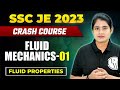 Ssc je crash course 2024  fluid mechanics  01  fluid properties  civil  mechanical engineering