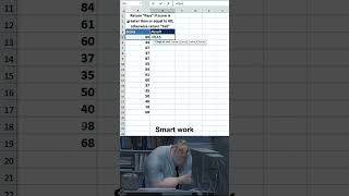Hard work ❌smart work 🤟 #excel #exceltips #exceltricks #exceltutorial #productivity #learnexcel