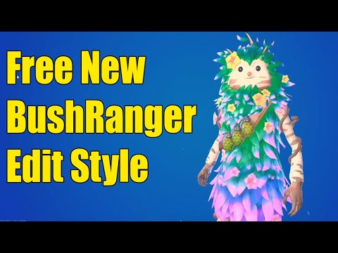 Free BushRanger New Edit Style - Fortnite Chapter 2 Season 3 - YouTube