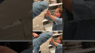 Toddler has Shark Encounter at IKEA #jaws #babyshark #toys