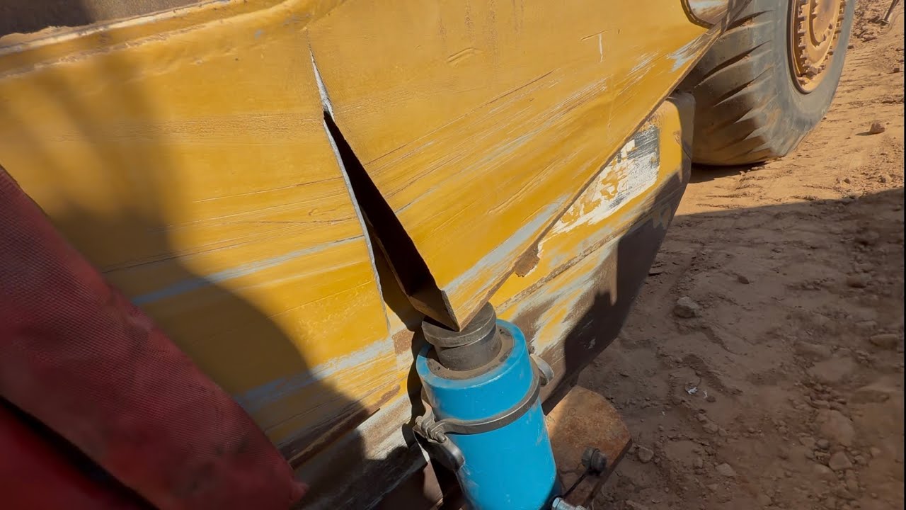 Ремонт тягового рычага CAT 623