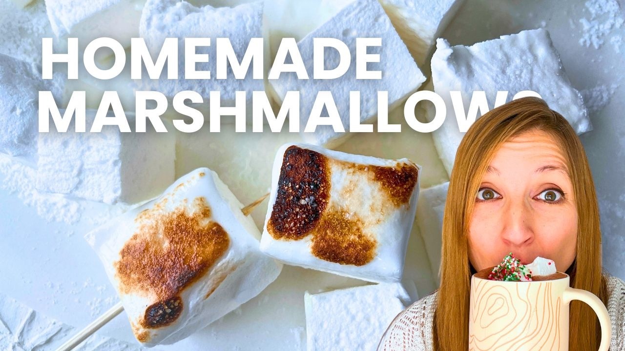 Homemade Egg-White Marshmallows || Fluffy, Old-Fashioned Marshmallow Recipe Anyone Can Make!