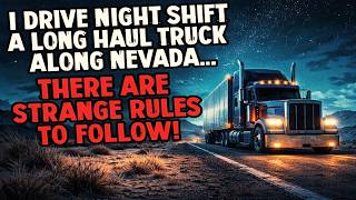 I Drive Night Shift a Long Haul Truck along Nevada...There are Strange Rules to Follow!