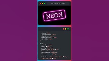 Create Stunning Neon Text with CSS in Seconds #css #coding #cssanimation