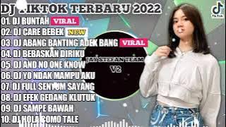 DJ TIKTOK TERBARU 2022 - DJ RUNTAH BIWIR BEREUM BEREUM X CARE BEBEK VIRAL TIKTOK,,,