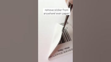 WOW!! How To Remove Stickers FROM PAPER!! #shorts #crafts #journaling