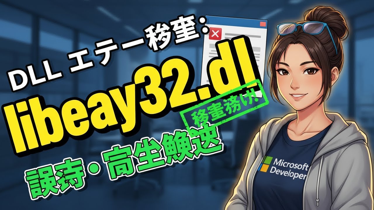 Libeay32.dllの破損または欠落の修正方法 [解決済み] - YouTube