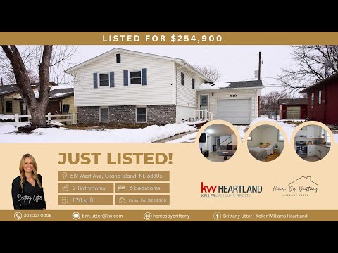 519 West Ave, Grand Island, NE home video tour