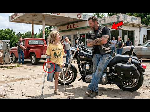 A Disabled Little Girl Asked the Biker For Help — What he Did Next Changed Both Their Lives