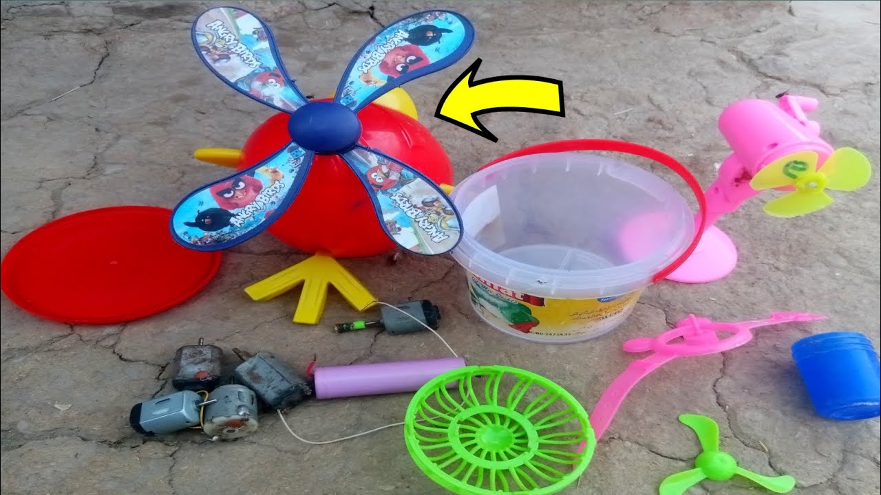 How to Make DIY Toy Hand Fan from Scrap | Easy Craft Idea for Kids
