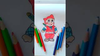 Shinzo easy drawing | Ninja Hattori | #shorts